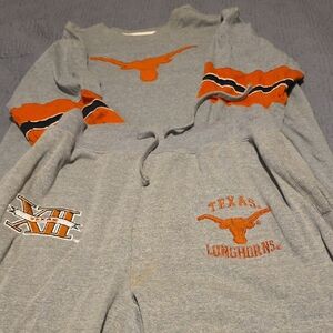 Team Apparel Gray and Orange Texas Longhorns Set